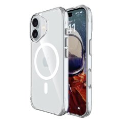 JP MagFit MagSafe obal s 3M SGS certifikátem, iPhone 17, průhledný