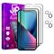 JP Full Pack Tempered glass, 2x 3D glass with applicator + 2x camera glass, iPhone 13