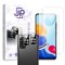 JP Combo Pack, Set of 2 Tempered Glass and 2 Camera Glass, Xiaomi Redmi Note 11