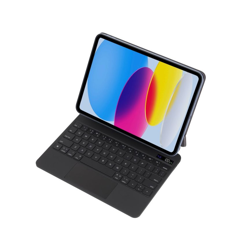 JP Magnetic Keyboard MK01 Tablet Case with Display, iPad 10.9 2022 (iPad 10), Black