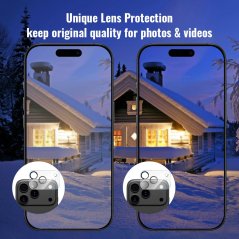 3D Tvrzené sklo pro čočku fotoaparátu (kamery), iPhone 17 Pro Max