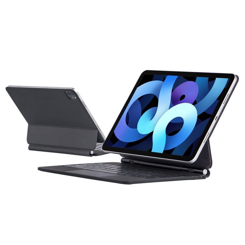 JP Magnetic Keyboard pouzdro na tablet, iPad Pro 11 2018 / 2020 / 2021 / 2022, iPad Air 4 10.9 2020 / Air 5 10.9 2022 / Air 11 2024, černé
