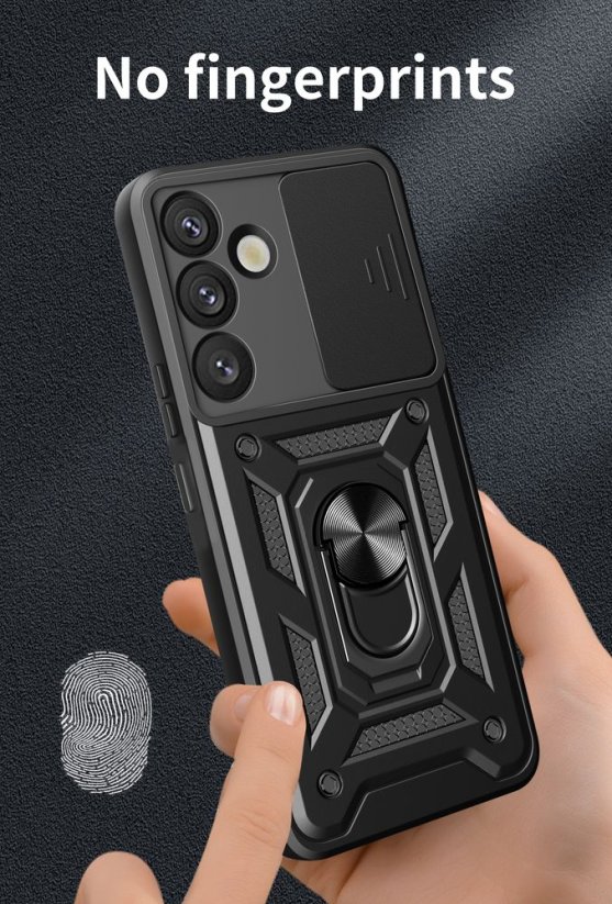 JP CamShield, Samsung Galaxy S25 Plus, černý