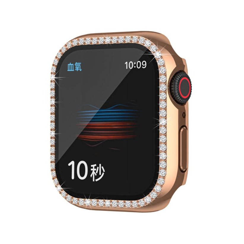 JP Watch case Diamond, Apple Watch 7 / 8 / 9, 41 mm, rose gold