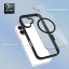 JP MagFit Clear MagSafe obal s N52 magnetem, iPhone 16, černý