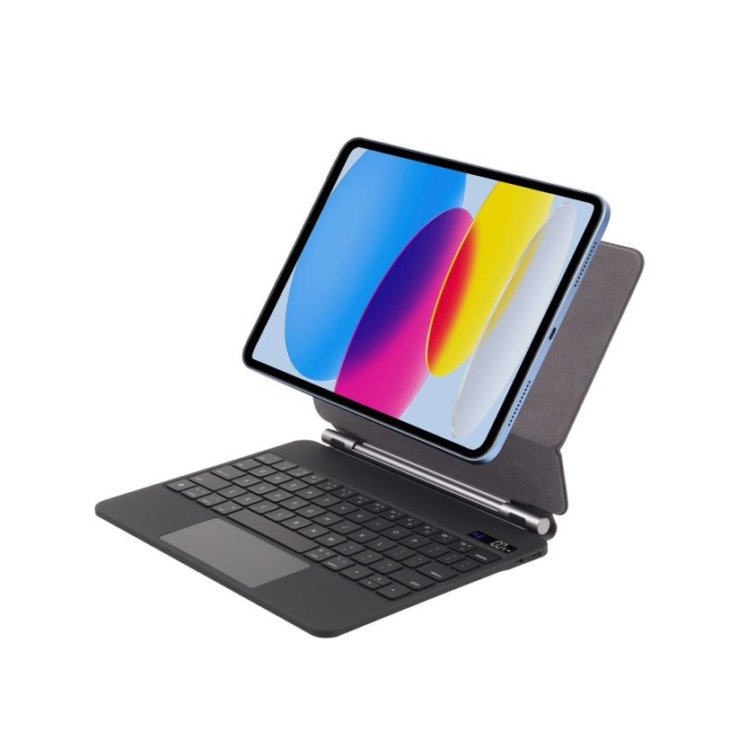 JP Magnetic Keyboard MK01 Tablet Case with Display, iPad 10.9 2022 (iPad 10), Black