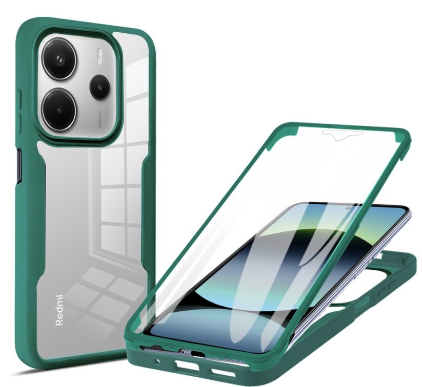 JP Defense colorful obal, Xiaomi Redmi Note 14 5G, zelený