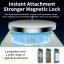JP MagFit Clear MagSafe obal s N52 magnetem, iPhone Air, zelený