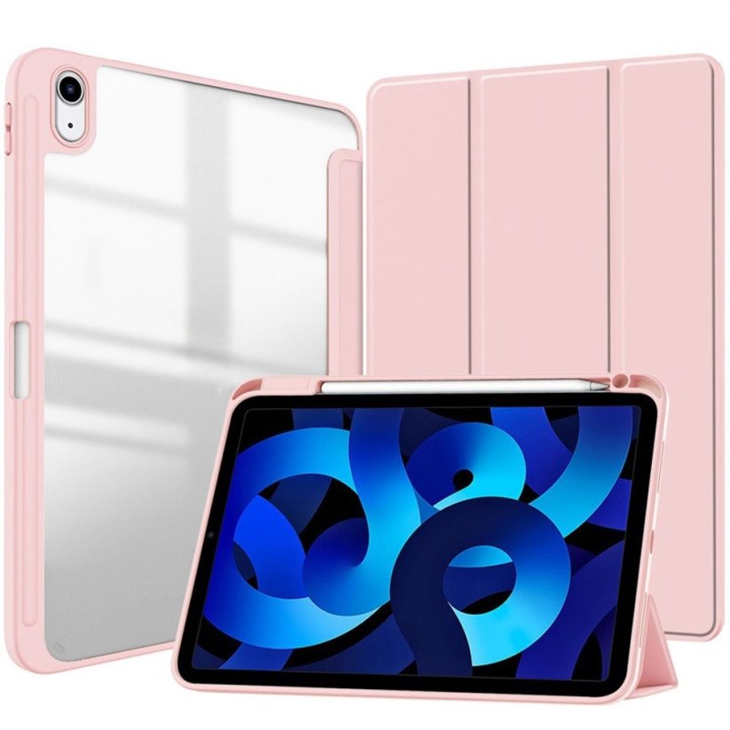 JP Smart case Pen Elegant pouzdro na tablet, iPad Pro 11 2018 / 2020 / 2021 / 2022, iPad Air 4 10.9 2020 / Air 5 10.9 2022 / Air 11 2024, růžové