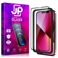 JP 3D Tempered glass with installation frame, iPhone 13 Pro Max, black