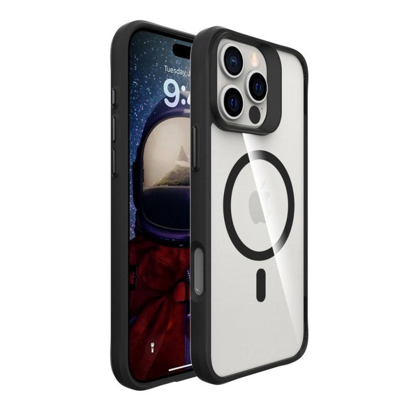 JP MagFit MagSafe Case with 3M SGS Certification, iPhone 16 Pro, Black