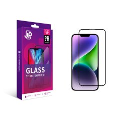 JP Titan extra odolné tvrzené sklo, iPhone 14 Pro, černé