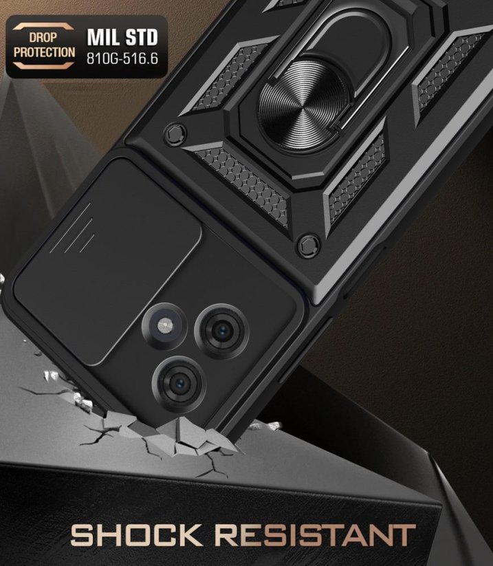 JP CamShield, Motorola Moto G54, černý