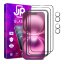 JP Full Pack Tempered glass, 2x 3D glass with applicator + 2x camera glass, iPhone 16