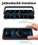 JP Long Pack Tempered Glass, 3 screen protectors with applicator, iPhone SE 2020 / 2022