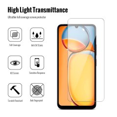 JP Combo Pack, Set of 2 Tempered Glass and 2 Camera Glass, Xiaomi 13C