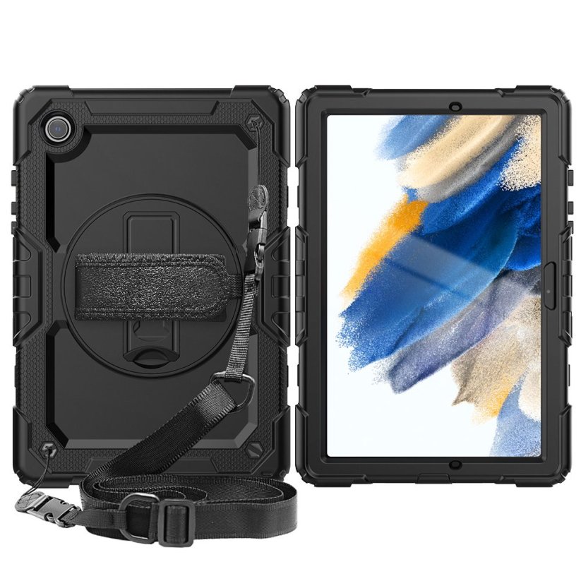 JP Solid360 tablet case, Samsung Tab A8 10.5 X200/X205, black