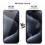 JP Mega Pack Tvrzených skel, 3 skla na telefon s aplikátorem + 2 skla na čočku, iPhone 15 Pro MAX