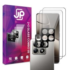 JP 5D Combo pack, Sada 2 5D tvrzených skel a 2 sklíček na fotoaparát, Xiaomi 14T Pro