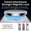 JP MagFit Clear MagSafe obal s N52 magnetem, iPhone Air, světle růžový