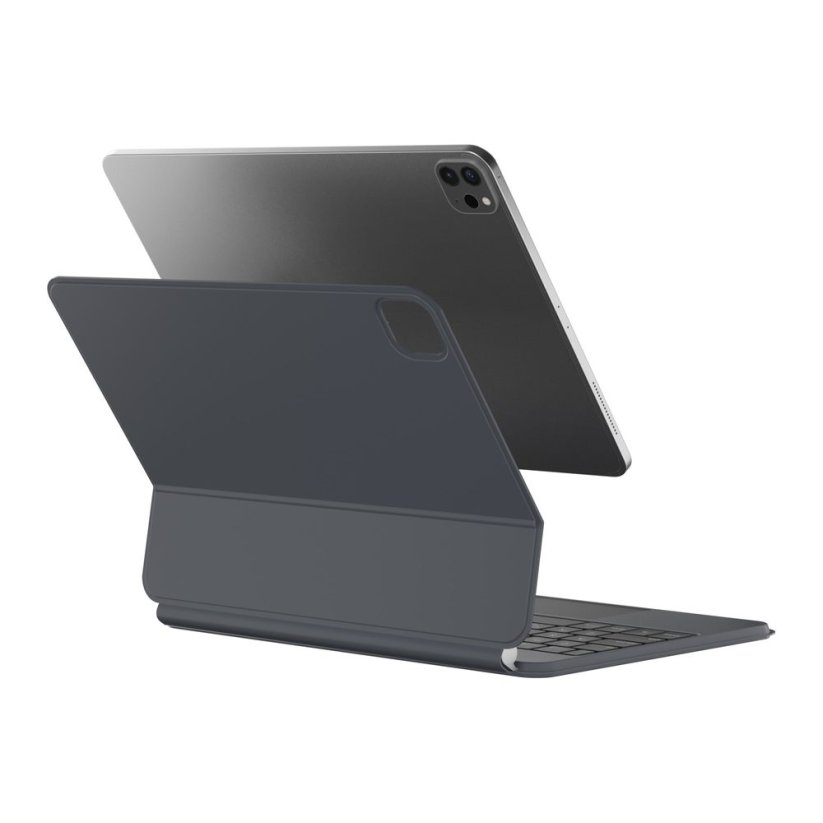 JP Magnetic Keyboard MK04C Tablet Case with PIN Socket Connection, iPad Pro 11 2018 / 2020 / 2021 / 2022, iPad Air 4 10.9 2020 / Air 5 10.9 2022 / Air 11 2024, Black