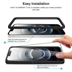 JP Full Pack Tvrzených skel, 2x 3D sklo s aplikátorem + 2x sklo na čočku, iPhone 16e / 17e