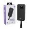 JP Powerbanka se 2 vestavěnými kabely, 30000mAh, USB-C + Lightning, s LED světlem, PD 22,5W, černá