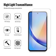 JP Combo pack, Sada 2 tvrzených skel a 2 sklíček na fotoaparát, Samsung Galaxy A55