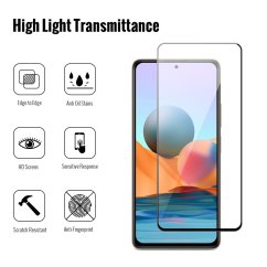 JP 2x 3D Tempered Glass, Xiaomi Redmi Note 10 Pro, black