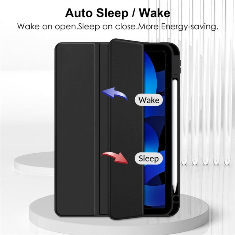 JP Smart case Pen Elegant pouzdro na tablet, iPad Pro 11 2018 / 2020 / 2021 / 2022, iPad Air 4 10.9 2020 / Air 5 10.9 2022 / Air 11 2024, černé