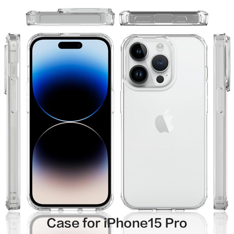 JP Průhledný obal, iPhone 15 Pro