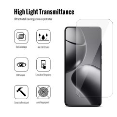 JP Combo Pack, Set of 2 Tempered Glass and 2 Camera Glass, Xiaomi 14T