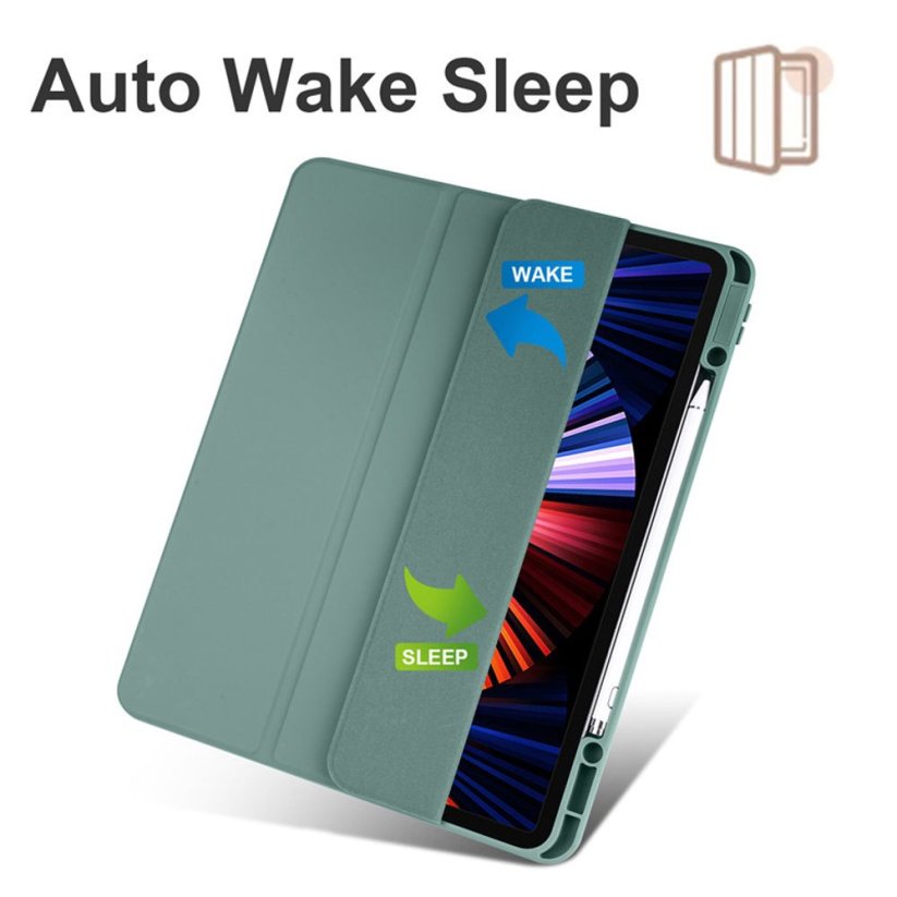 JP Smart case Pen Elegant pouzdro na tablet, iPad 10.2, 2019 / 2020 / 2021 (iPad 7 / 8 / 9), modré