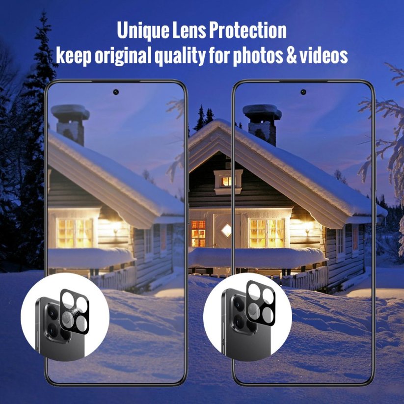 3D Tvrzené sklo pro čočku fotoaparátu (kamery), Xiaomi 15T Pro