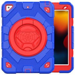 JP Kids360 obal na tablet, iPad 10.2 2019 / 2020 / 2021 (iPad 7 / 8 / 9), iPad 10.5 (2018), iPad Air 3 10.5 (2019), modro-červený