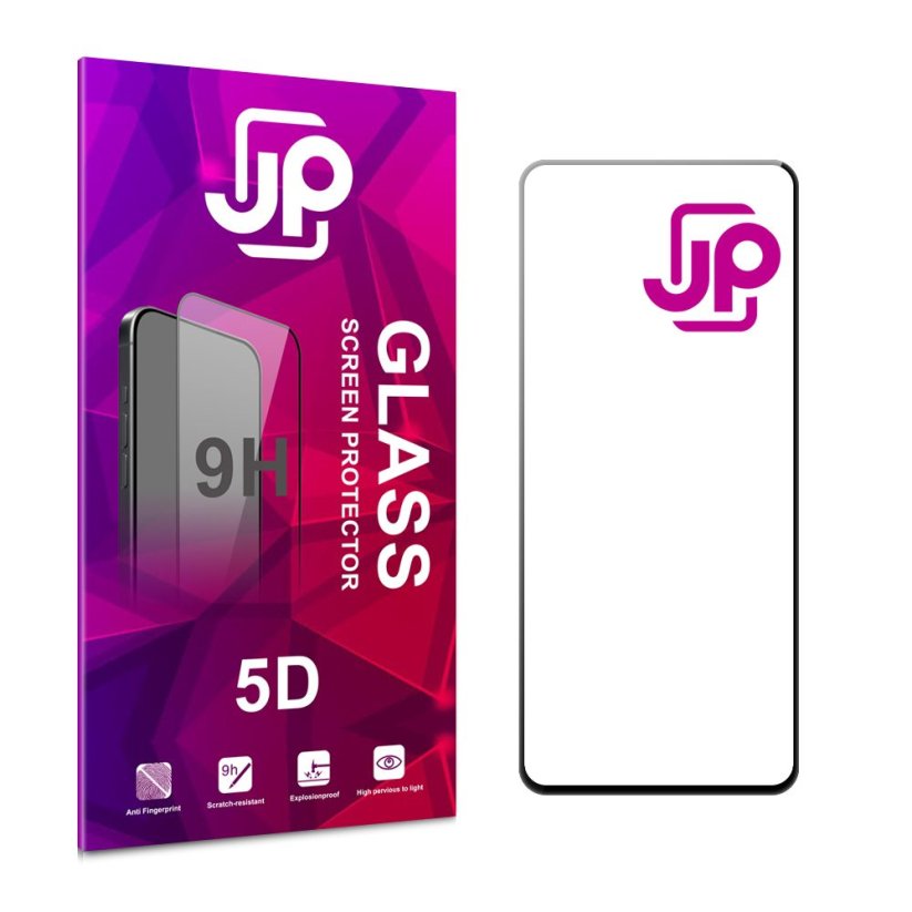 JP 5D Tempered Glass, Xiaomi Redmi 12 / 13, black