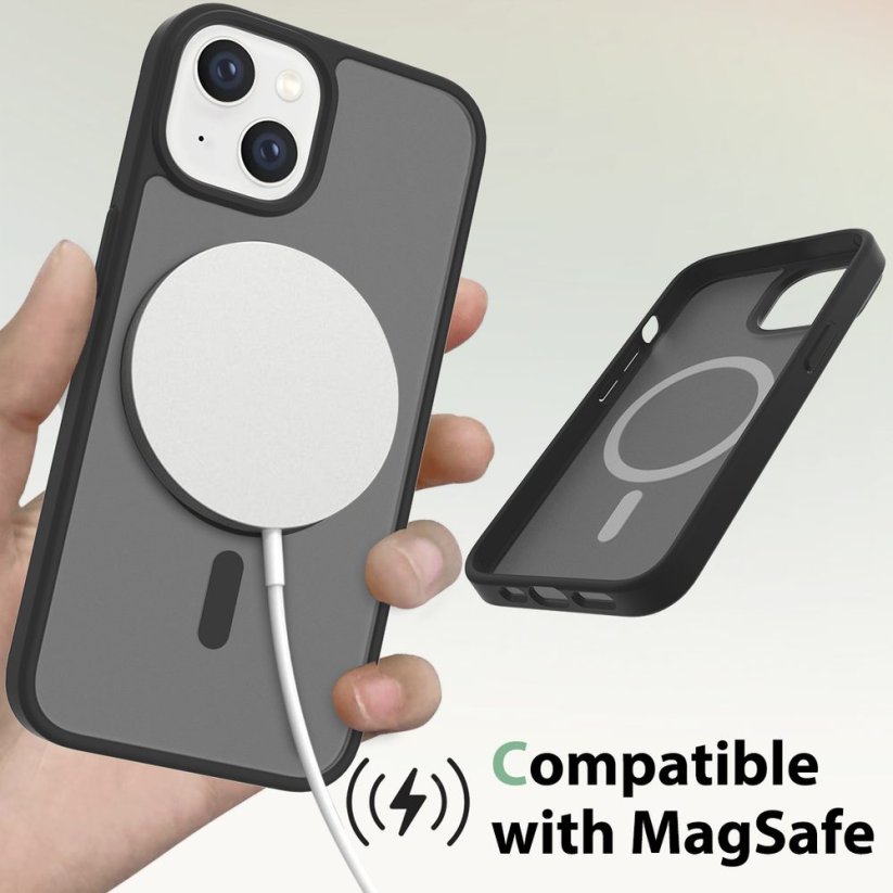 JP MagFit Colour MagSafe obal s N52 magnetem, iPhone 13 / 14, fialový
