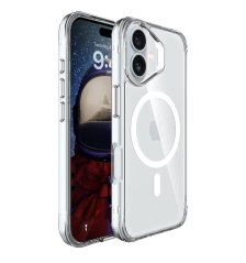 JP MagFit MagSafe obal s 3M SGS certifikátem, iPhone 16, průhledný