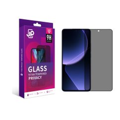 JP Titan Privacy extra odolné tvrzené sklo, Xiaomi Redmi Note 13 4G, černé
