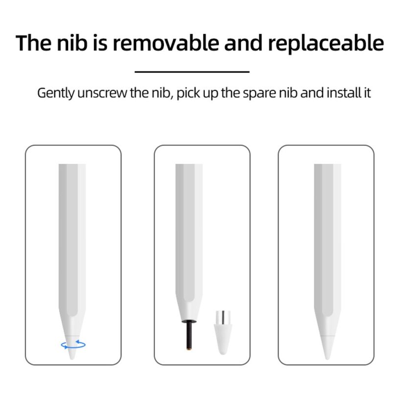 JP Stylus Uni touch pen for smartphones and tablets, White