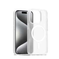 JP MagFit Colour MagSafe obal s N52 magnetem, iPhone 15 Pro, bílý