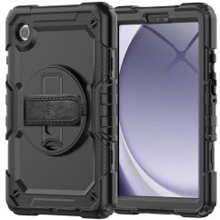 JP Solid360 obal na tablet, Samsung Tab A9 / A11 8.7" X110 / X115 / X133 / X135, černý