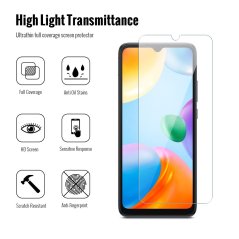 JP Combo pack, Sada 2 tvrzených skel a 2 sklíček na fotoaparát, Xiaomi Redmi 10C