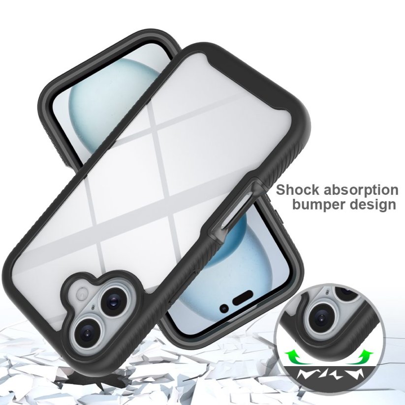 JP Defense360 case, iPhone 16, black