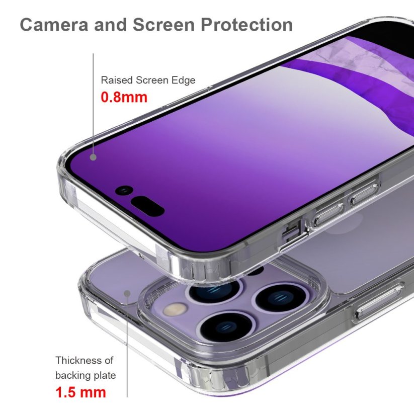 JP Transparent case, iPhone 14 Pro