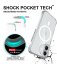 JP MagFit MagSafe Case with 3M SGS Certification, iPhone 16 Plus, Transparent