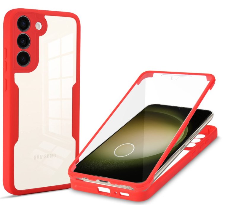 JP Defense colorful obal, Samsung Galaxy S25, červený