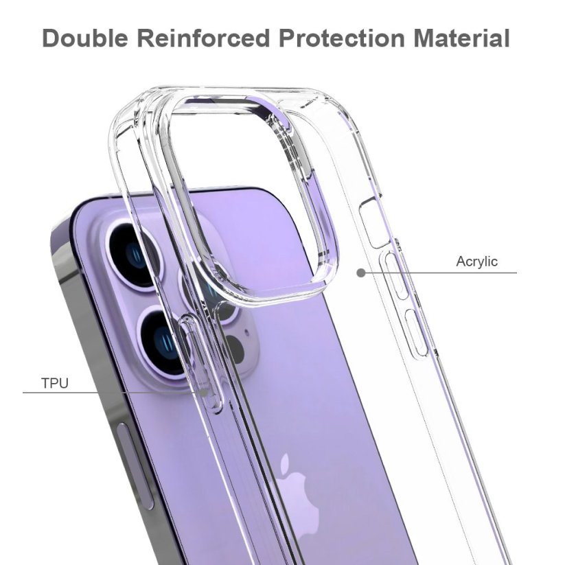 JP Transparent case, iPhone 14 Pro