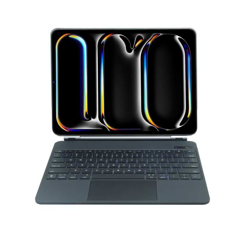 JP Magnetic Keyboard MK01 pouzdro na tablet s displejem, iPad Pro 13 2024 / 2025, černé