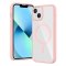 JP MagFit Clear MagSafe case with N52 magnet, iPhone 13 / 14, Light Pink